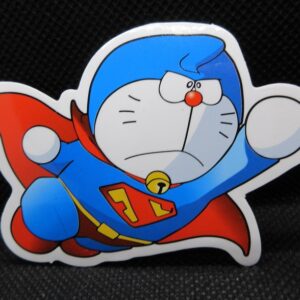 Superman cat sticker